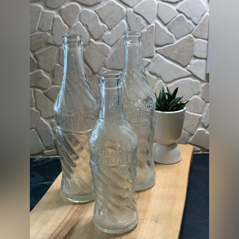 WISHING WELL | Set of 3 | Vintage Soda Bottles